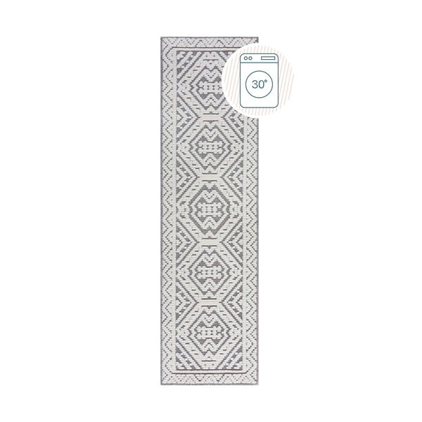 Siva perivia staza od šenila 60x240 cm Jaipur – Flair Rugs