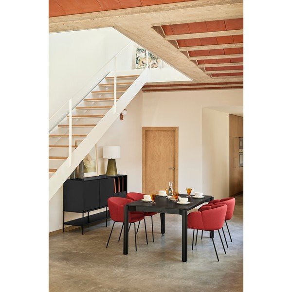 Crna komoda 166x98x45 cm Platt – Teulat-image-2