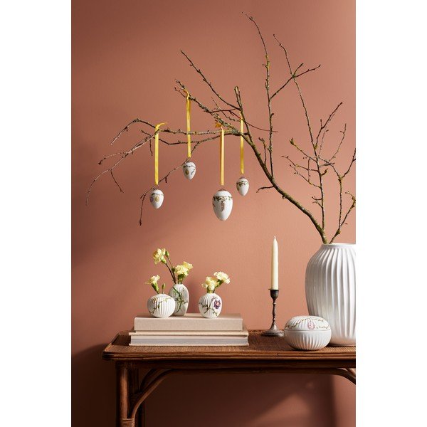 Set od 3 minijaturne porculanske vaze Kähler Design Hammershøi Spring-image-2