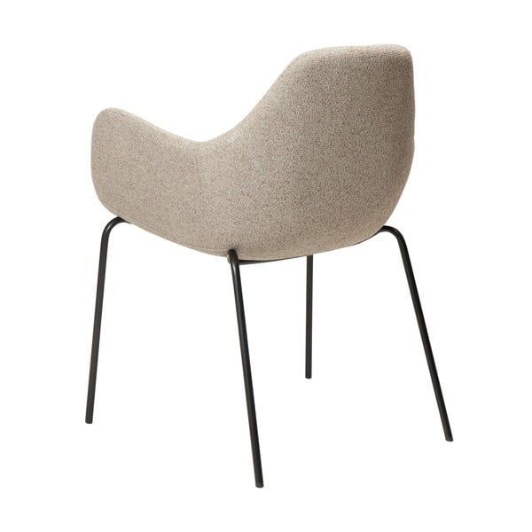 Bež fotelja od bouclé tkanine Zimmer – DAN-FORM Denmark-image-4