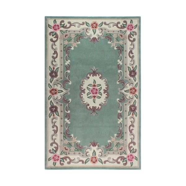 Zeleni vuneni tepih ​Flair Rugs Aubusson, 120 x 180 cm