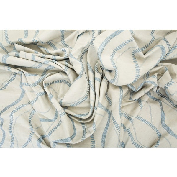 Žuta /plava zavjesa 140x245 cm Arcade – Mendola Fabrics-image-1