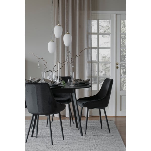 Tamno sive blagovaonske stolice u setu 2 kom Sierra – Rowico-image-1