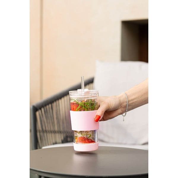 Ružičasta termo šalica 600 ml Fuori – Vialli Design-image-3