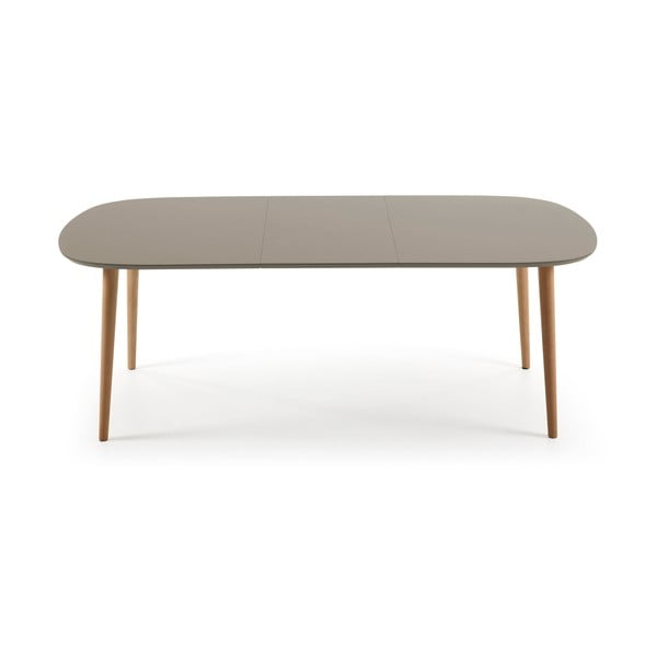 Sivi blagovaonski stol na razvlačenje Kave Home Oakland, 160 x 100 cm-image-3