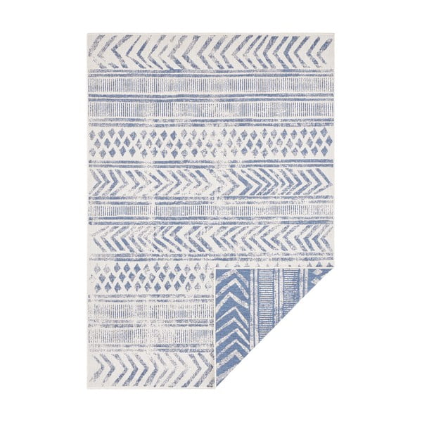 Plavo-krem vanjski tepih NORTHRUGS Biri, 200 x 290 cm