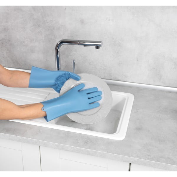 Par silikonskih rukavica za pranje posuđa Wenko Rena-image-1