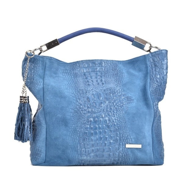 Plava kožna torbica Sofia Cardoni Manu