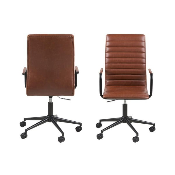 Smeđa uredska stolica Actona Winslow-image-3