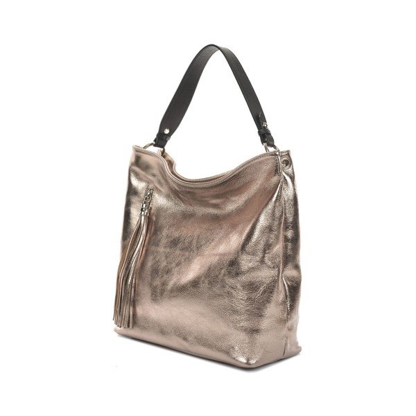 Kožna torbica u brončanoj boji Mangotti Bags Studo-image-4