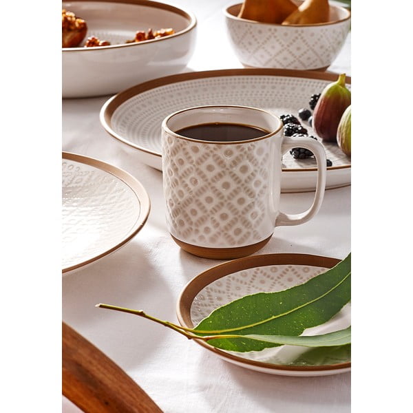 Bijela šalica od kamenine 450 ml Intrinsic - Ladelle-image-1