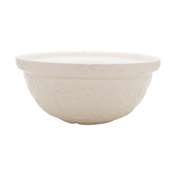 Zemljana zdjela Flour Power Cream, 29 cm
