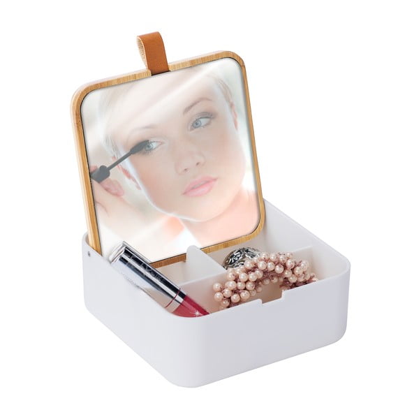 Bijeli organizator Wenko BOVISA s ogledalom-image-3