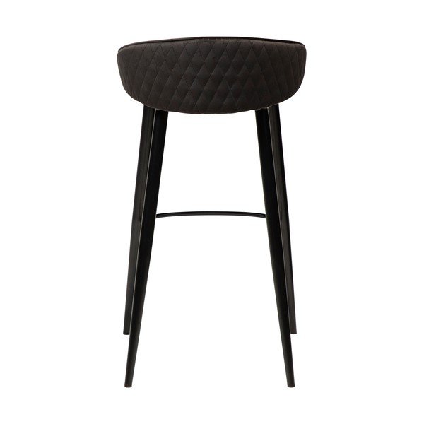 Barska stolica od crnog baršuna DAN-FORM Denmark Dual, visina 91 cm-image-2