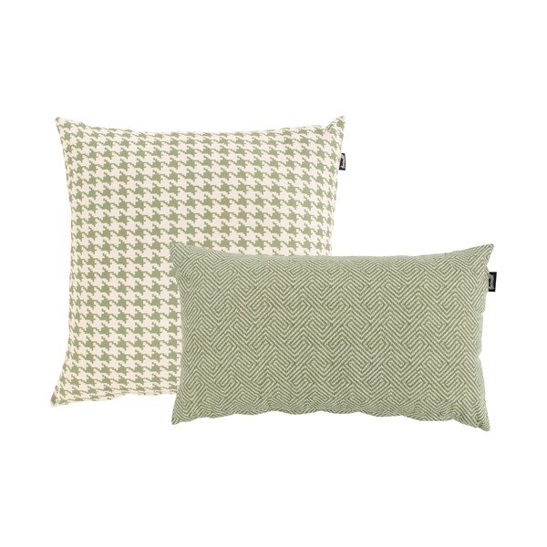 Zeleno bijeli vanjski jastuk Hartman Poule, 50 x 50 cm-image-3