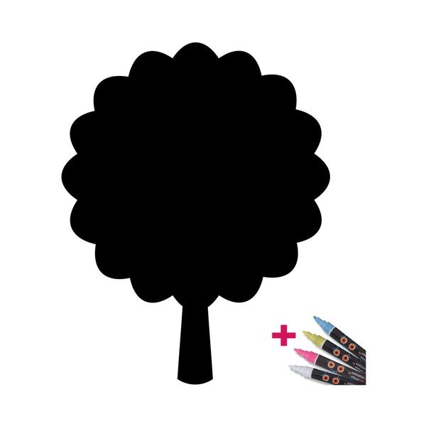 Set opisnih naljepnica i 4 flomastera Fanastick Tree-image-1