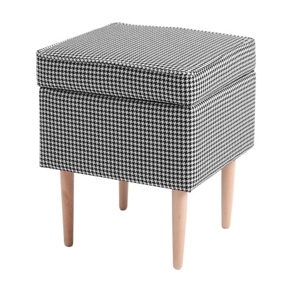 Sivi stolac za noge s prostorom za pohranu Custom Form Edi