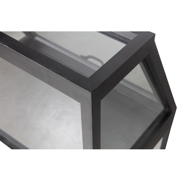Crna vitrina 65x109 cm Dido – WOOOD-image-1