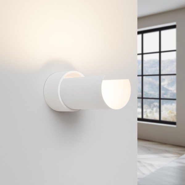 Bijela zidna lampa Aurea – Sollux-image-2