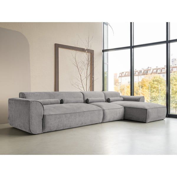 Svijetlo siva kutna garnitura (s desnim kutom) Flex Felix – Miuform-image-3