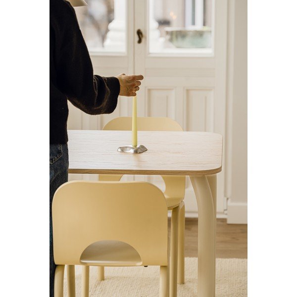 Blagovaonski stol s pločom stola u dekoru hrasta 80x140 cm Meko – noo.ma-image-4