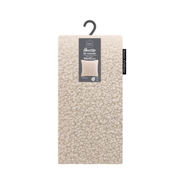 Ukrasna jastučnica od sherpa flisa 40x40 cm Woolen – douceur d'intérieur-image-3