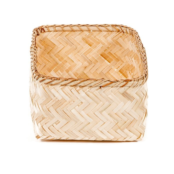 Košara za pohranu od bambusa Compactor Halong Basket, 30 x 15 cm-image-1