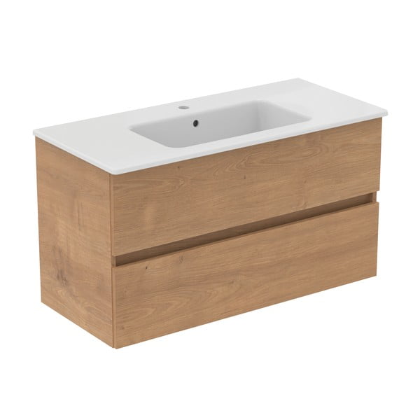 Zidni ormarić za ispod umivaonika u dekoru hrasta u prirodnoj boji 100x55 cm Eurovit+ – Ideal Standard-image-3