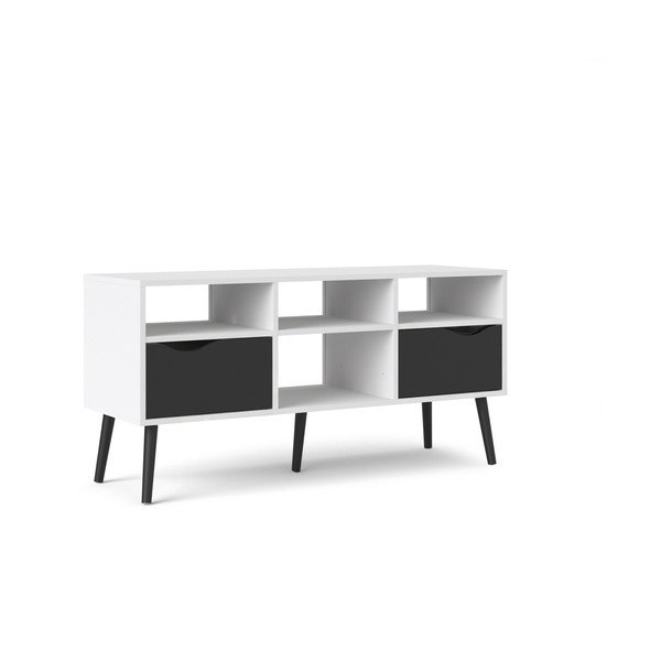 Crno bijela TV komoda Tvilum Oslo, 117 x 57 cm-image-3