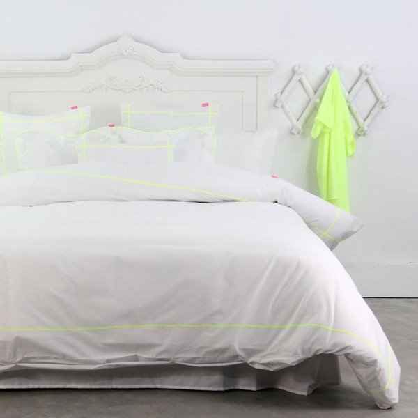 Navlaka za poplun Basic Fluor Yellow, 200x200 cm-image-2
