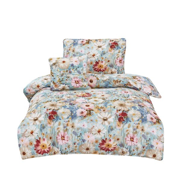 3-dijelna posteljina za krevet za jednu osobu od mikrosatena 140x200 cm Rachel – My House