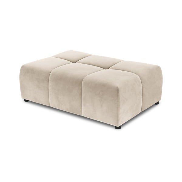 Sofa modul od bež baršuna Rome Velvet - Cosmopolitan Design