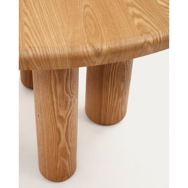 Okrugli blagovaonski stol u dekoru jasena ø 120 cm Mailen – Kave Home-image-2