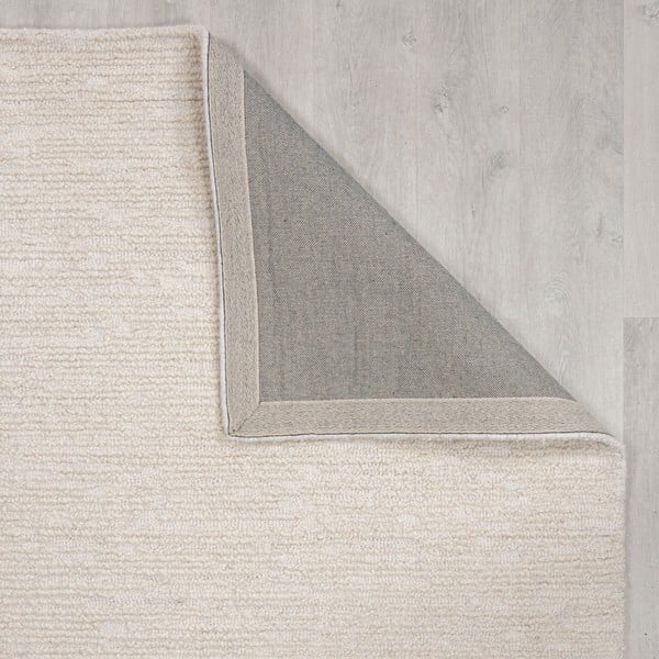 Ručno rađen vunen tepih boje slonovače 160x230 cm Harris Boucle – Flair Rugs-image-3