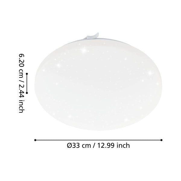 Bijela LED stropna svjetiljka FRANIA-S – EGLO-image-2