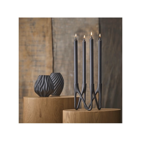 Crna porculanska vaza Morsø River, visina 16 cm-image-4