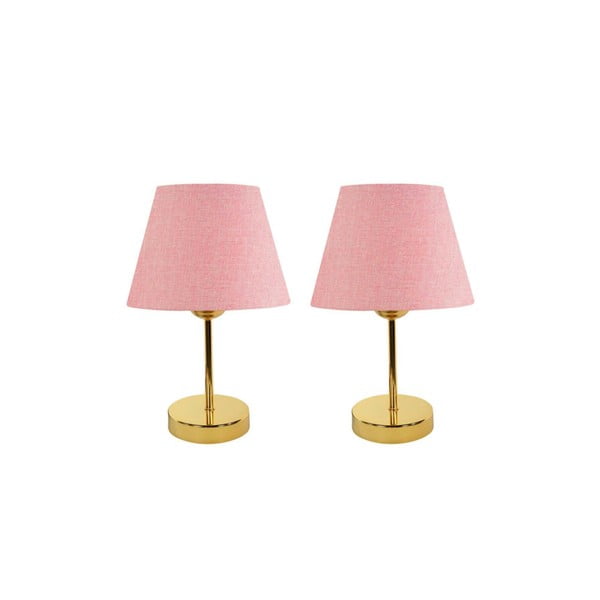 Rozo-zlatna stolna lampa Gold - Magenta Home