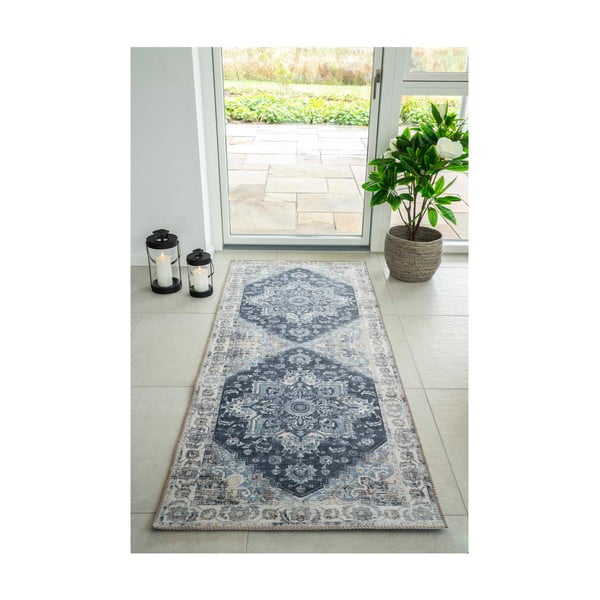 Plava staza za tepih 200x80 cm Havana - House Nordic-image-3