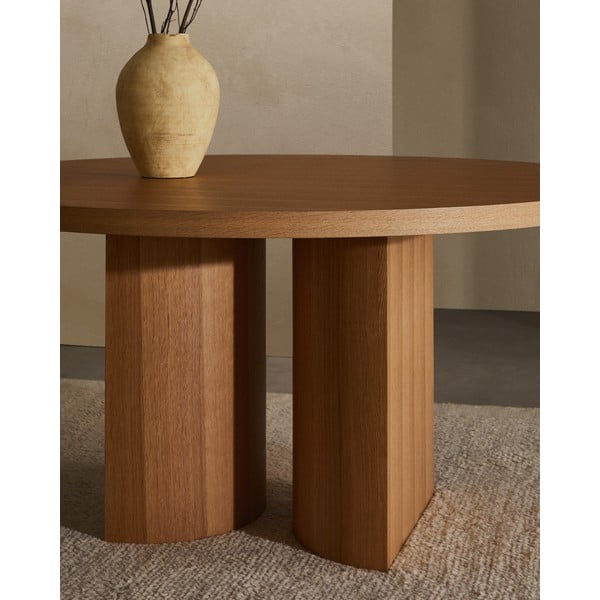 Okrugao blagovaonski stol u dekoru hrasta ø 150 cm Nealy – Kave Home-image-3