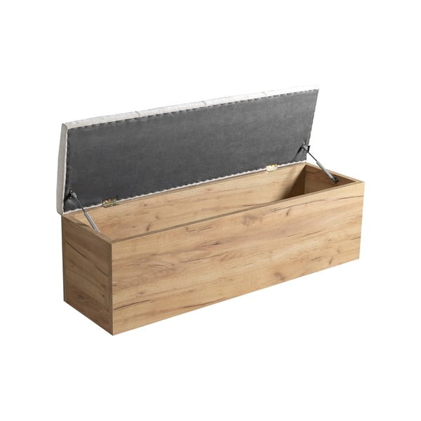 Svijetlo siva/u prirodnoj boji klupa Kumo – Bobochic Paris-image-2