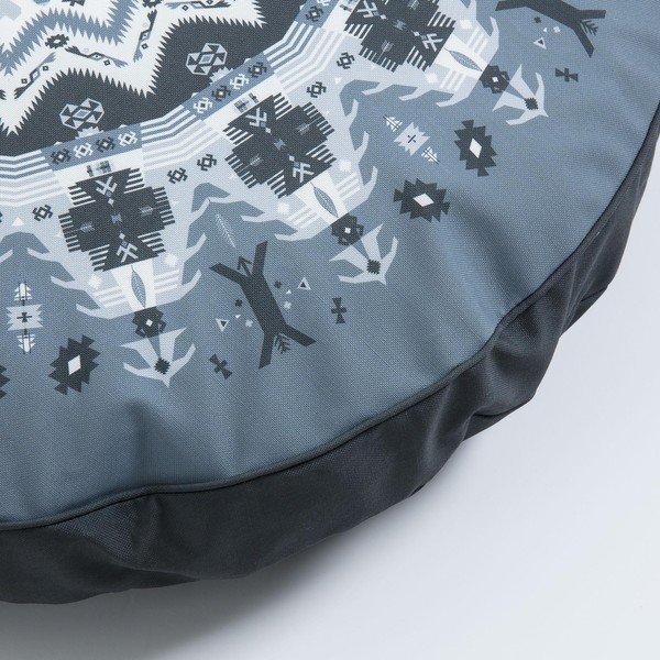 Pouf s plavim uzorkom La Forma Aideen, Ø 60 cm-image-1