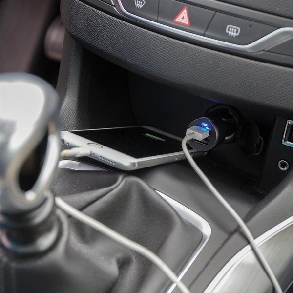 Punjač za automobil s 2 USB priključka XD Design-image-1