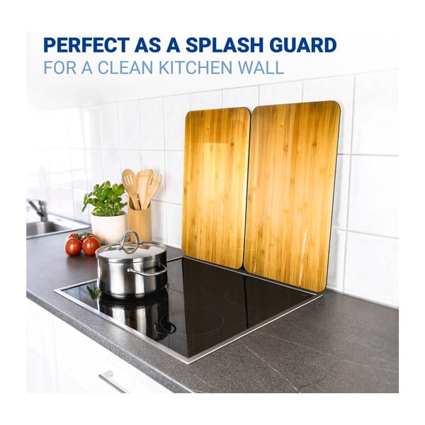 Zaštitni poklopci za štednjak u setu od kaljenog stakla 2 kom 52x30 cm Wooden – Maximex-image-3