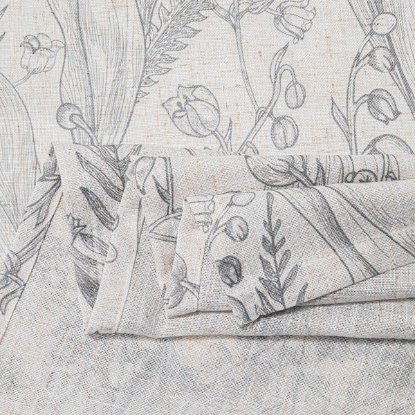 Svijetlo siva zavjesa 135x250 cm Selvetia – Restilo-image-3