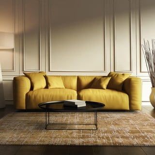 Senf žuti tepih 120x170 cm Kuza – Asiatic Carpets