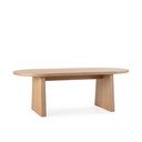 Blagovaonski stol u dekoru jasena 100x200 cm Blair – MOME