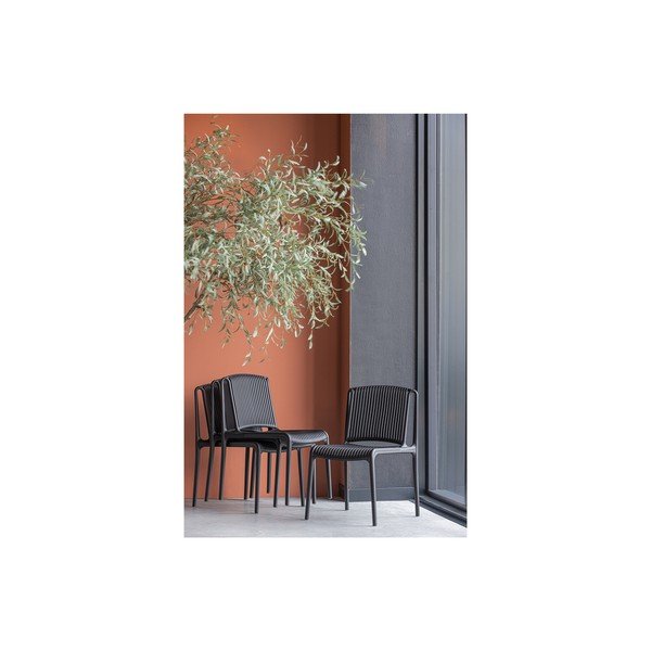 Crna vrtna stolica Billie - WOOOD-image-1