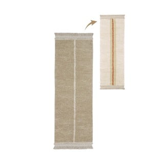 Bež pamučna staza 80x230 cm Duetto Sage – Lorena Canals