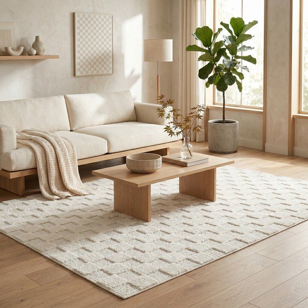 Krem tepih 120x170 cm Mosaic – ESTE-image-2