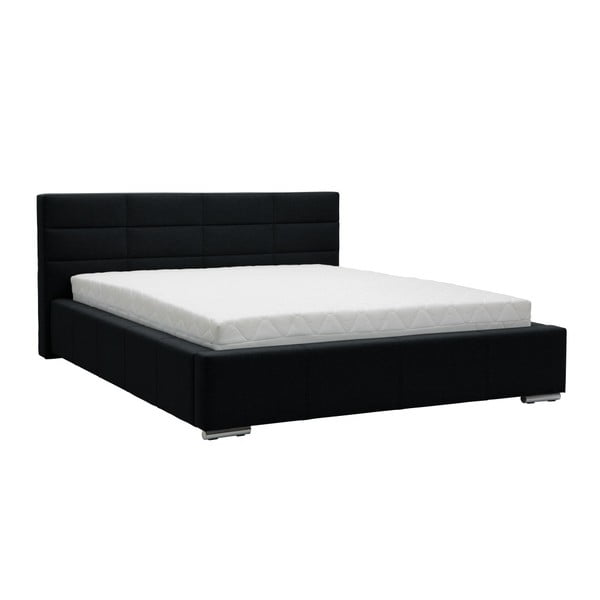 Crni bračni krevet Mazzini Beds Reve, 160 x 200 cm